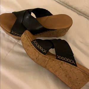 Born Cork Wedge Sandal